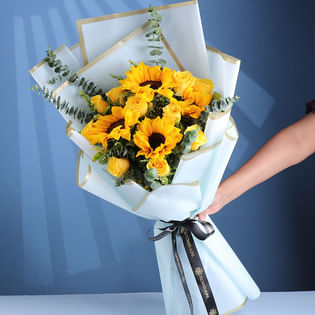 Sunshine Draped In Blue Sky