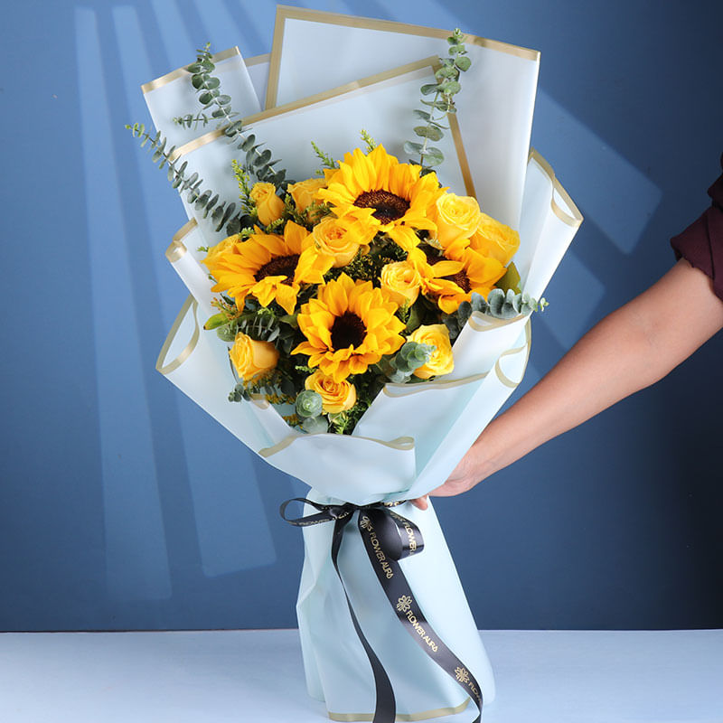 Sunshine Draped In Blue Sky