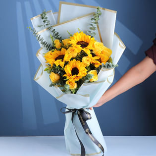 Sunshine Draped In Blue Sky