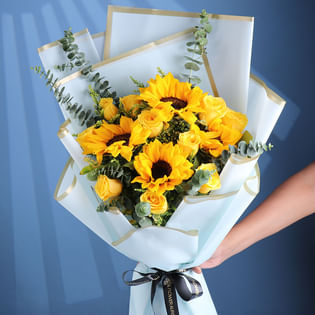 Sunshine Draped In Blue Sky