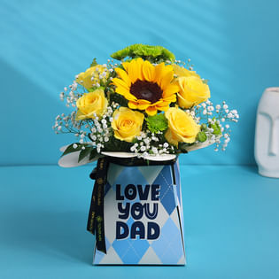 Sunshine Floral Hug For Dad