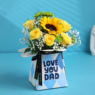 Sunshine Floral Hug For Dad