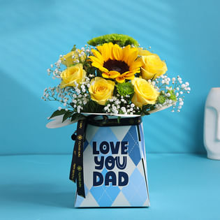 Sunshine Floral Hug For Dad