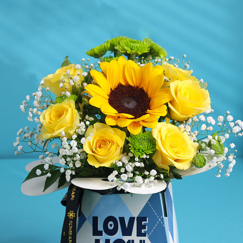 Sunshine Floral Hug For Dad