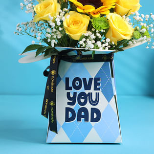 Sunshine Floral Hug For Dad
