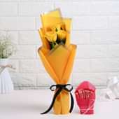 Sunshine Roses With Kitkat