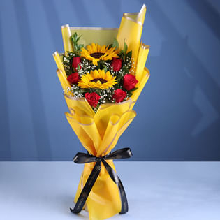 Sunshine Wrapped With Scarlet Love