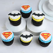 Sup Bat Cupcakes for Kids