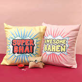 Super Bhai Bahen Cushions