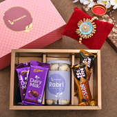 Designer Rakhi - Super rakhi chocolate gifts box