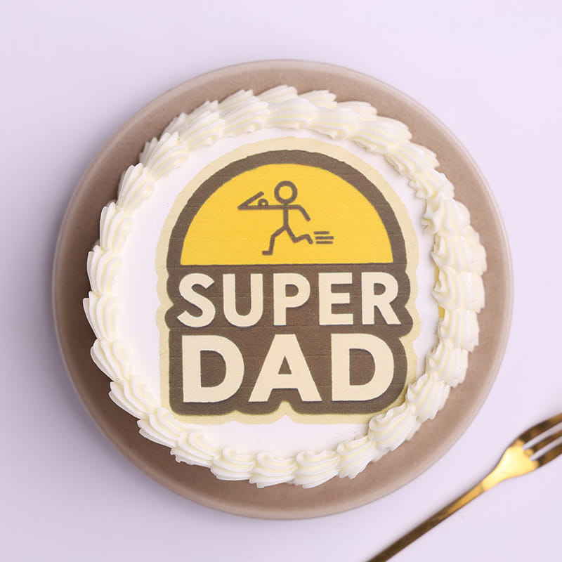 Super Dad Celebration Cake