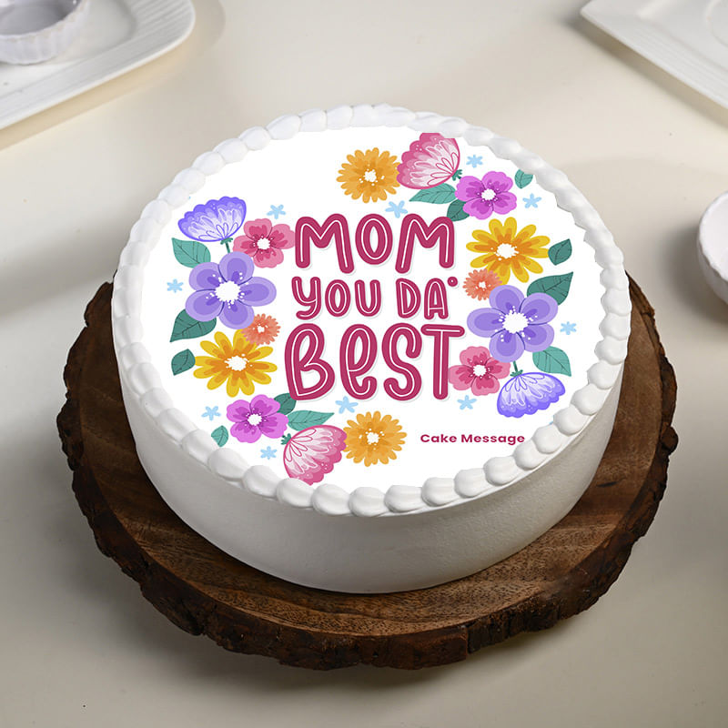 Best Mom Mother's Day Special Poster Cake