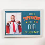 Superhero Dad Frame