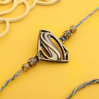 Superman Badge Rakhi