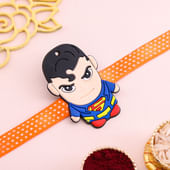 Superman Theme Cutie Kids Rakhi