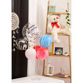 Swanky Birthday Marble Balloon Bouquet