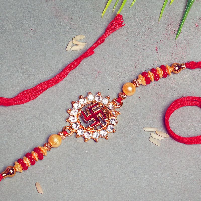 Swastik N Stone Rakhi