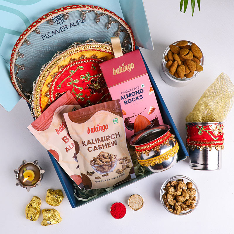 Sweet And Nutty Karwa Chauth Hamper