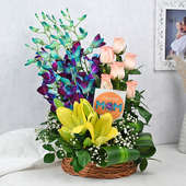 Sweet Aroma Flower Basket
