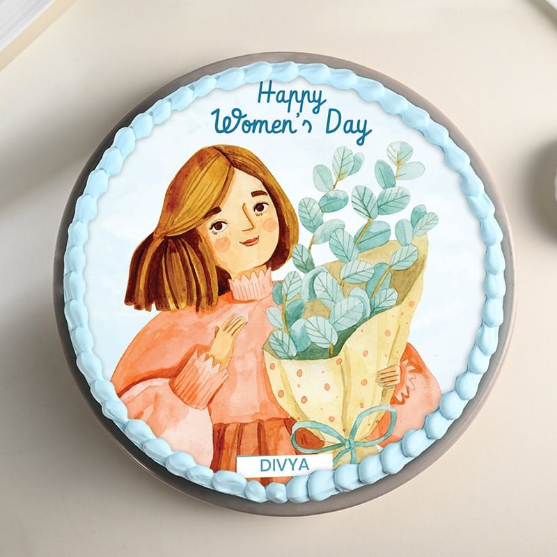 Sweet Bloom Womens Day Cake