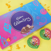 Diwali Chocolate Gift Box and Diyas