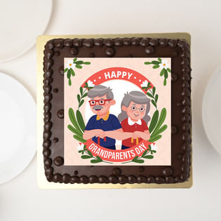 Choco Cake For Grandparents