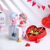 Sweet Chocolate N Love Couple Combo