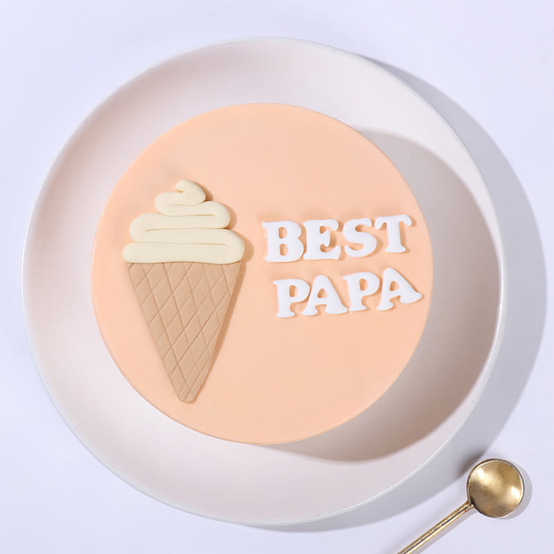Sweet Cone Cake For Best Papa
