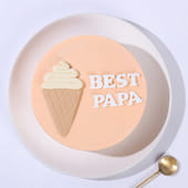 Sweet Cone Cake For Best Papa