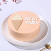 Sweet Cone Cake For Best Papa