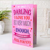 Buy Sweet Darling Valentine Greeting Card