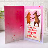 Buy Sweet Darling Valentine Greeting Card open view
