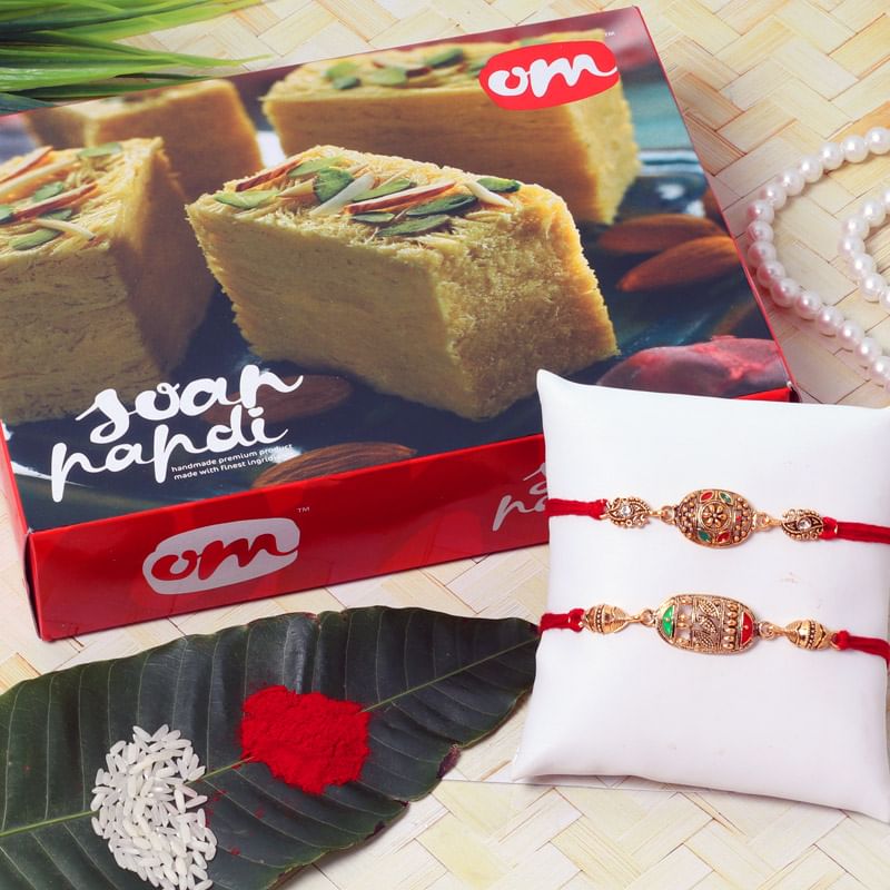 Sweet Designer Rakhi Duo