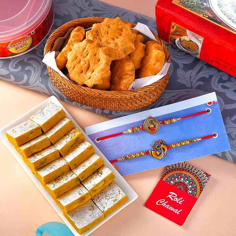 Sweet Divinity Rakhi Combo