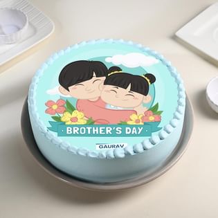 Sweet Hug Personalised Brothers Day Cake