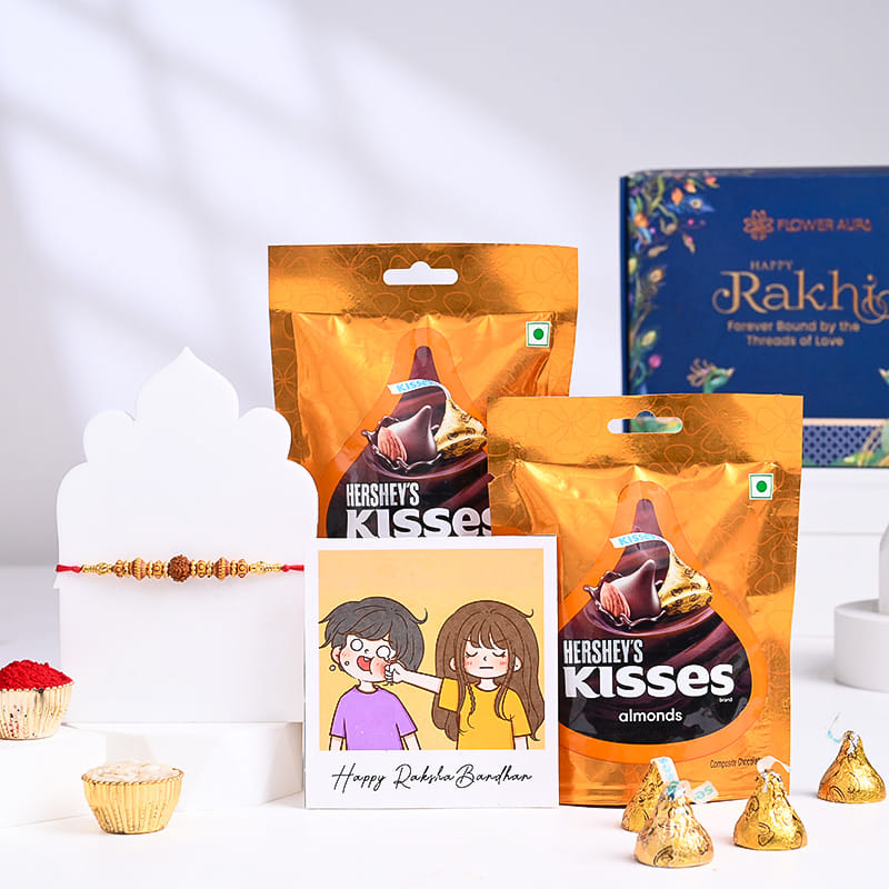 Sweet Kisses Rakhi Hamper