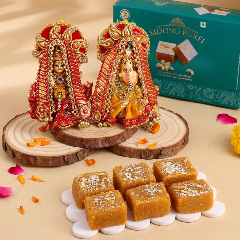 Sweet Laxmi Ganesha Gift Combo-USA