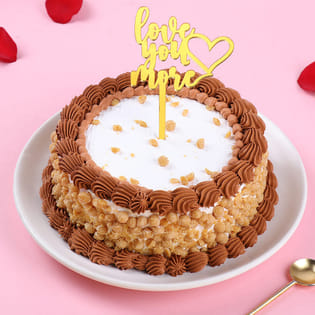 Crunch of Forever Love Butterscotch Cake