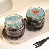 Sweet Love Chocolate Jar Cake Duo