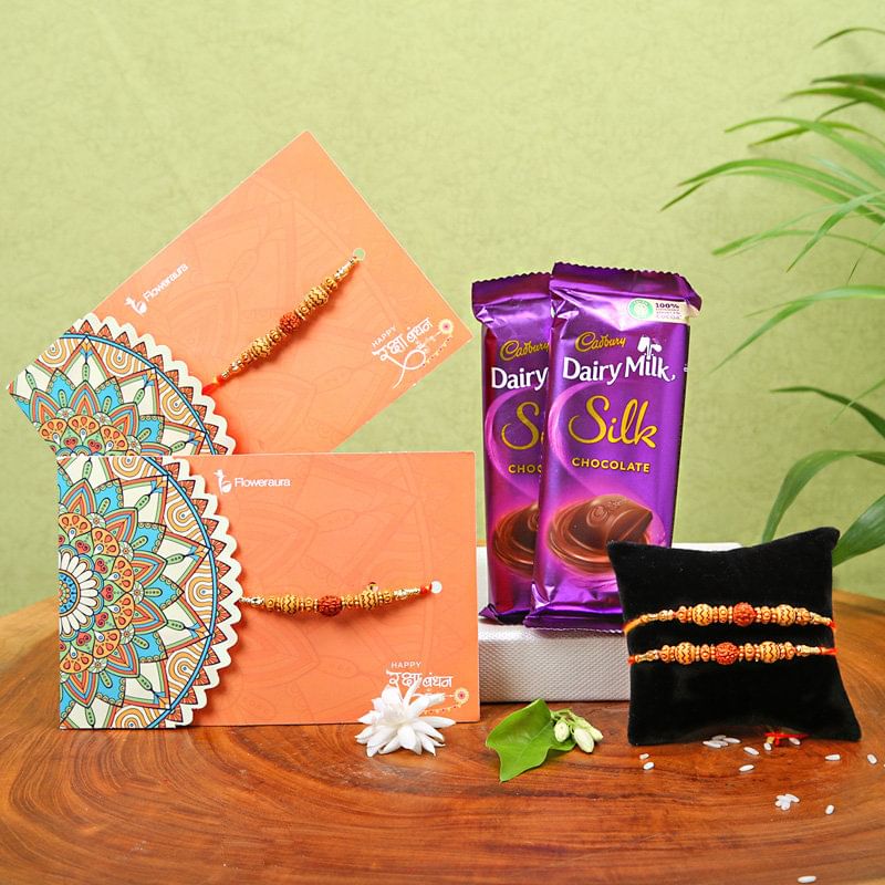 Order Sweet N Silky Rakhi Combo Online