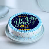 Sweet New Beginnings: Personalised photo new year cake 