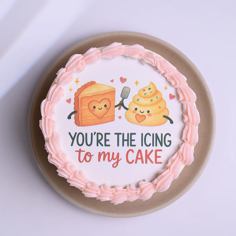 Sweet Pun Love Bento Cake