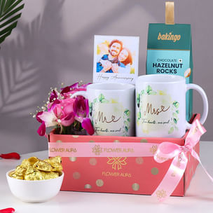 Sweet Romance Personalised Anniversary Hamper