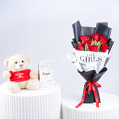 Sweet Rosy Cuddle Love Trio