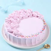 Sweet Strawberry Vegan Cake