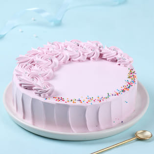 Sweet Strawberry Vegan Cake