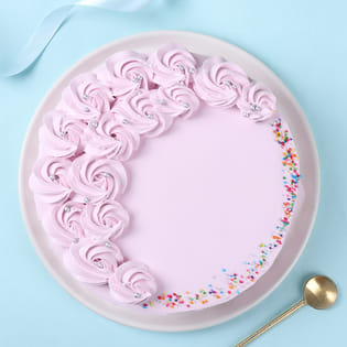 Sweet Strawberry Vegan Cake