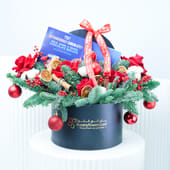 Sweet Treats N Blooms Xmas Gift Box