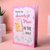 Sweetest Mom Greeting Card For this Mothers Day