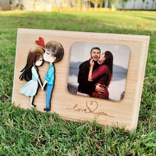 Love Couple Photo Frame for Partner